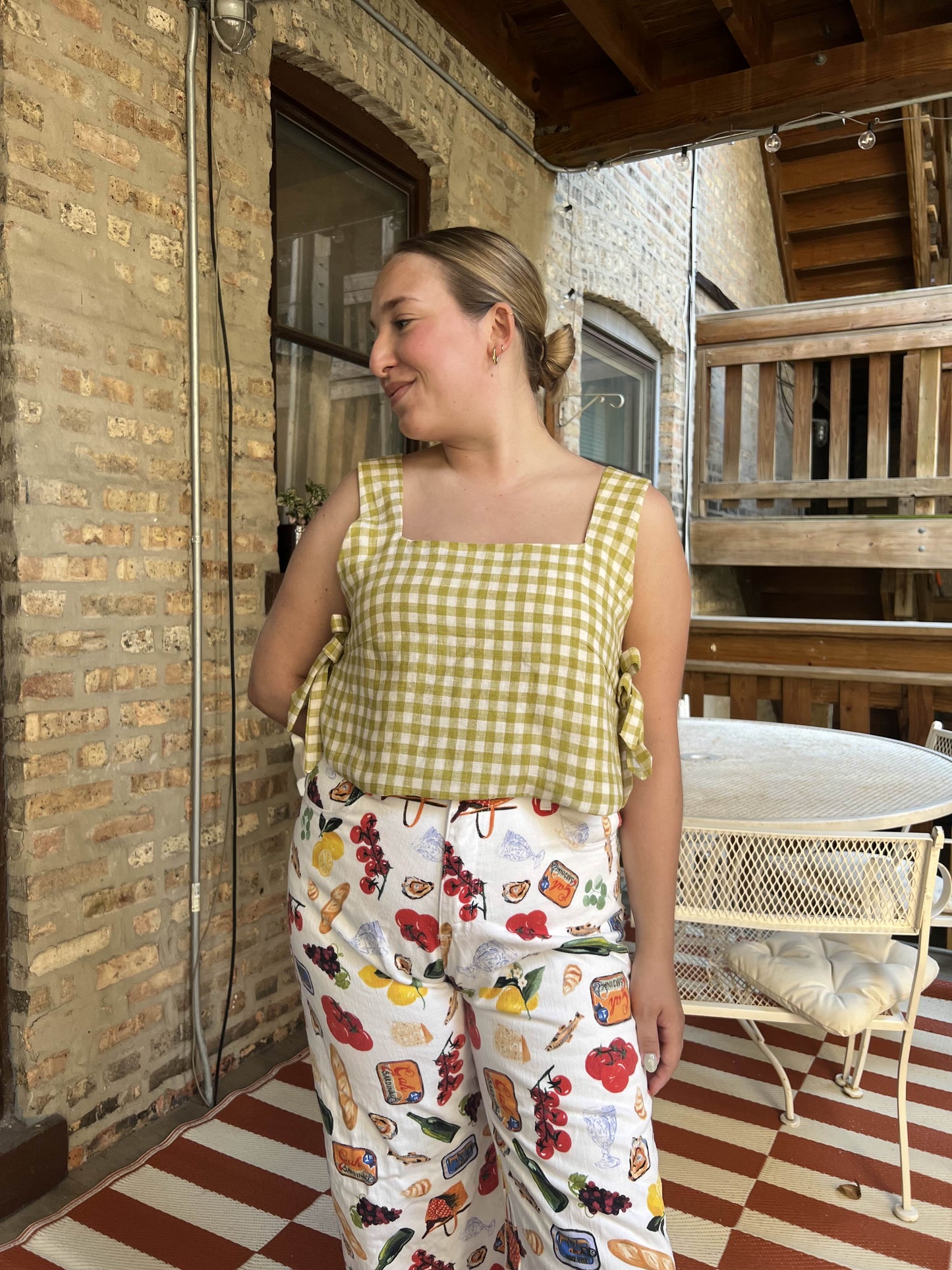 Ginger Tie Top Sewing Pattern PDF