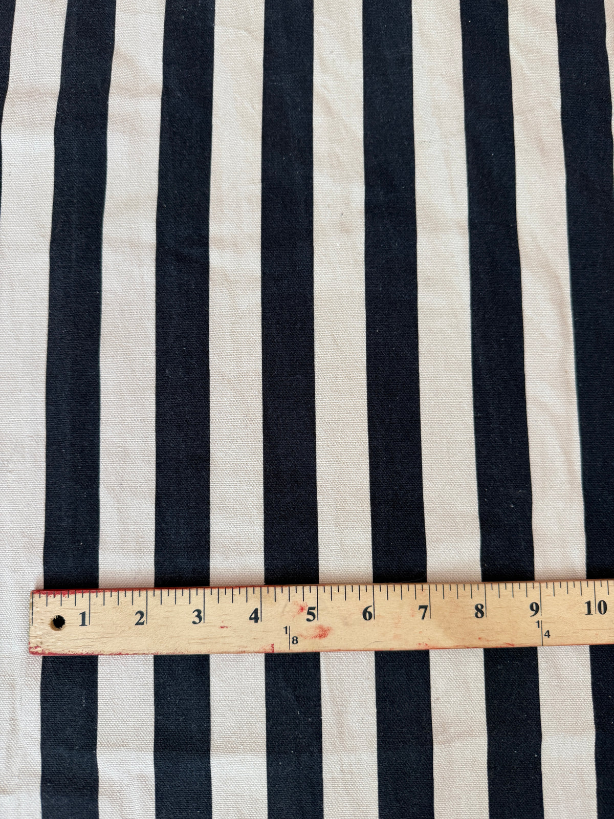 Midnight + Milk Striped Denim