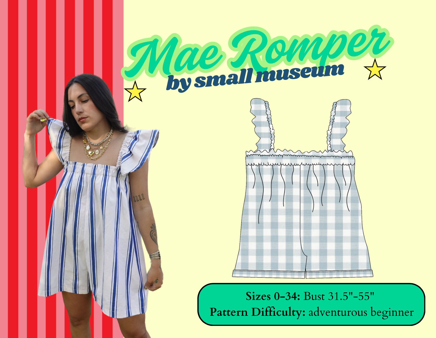 Mae Romper Pattern – Small Museum