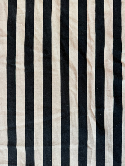 Midnight + Milk Striped Denim