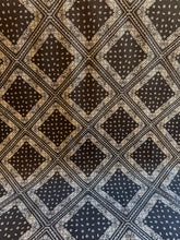 Load image into Gallery viewer, Bandana Print Denim Black and White
