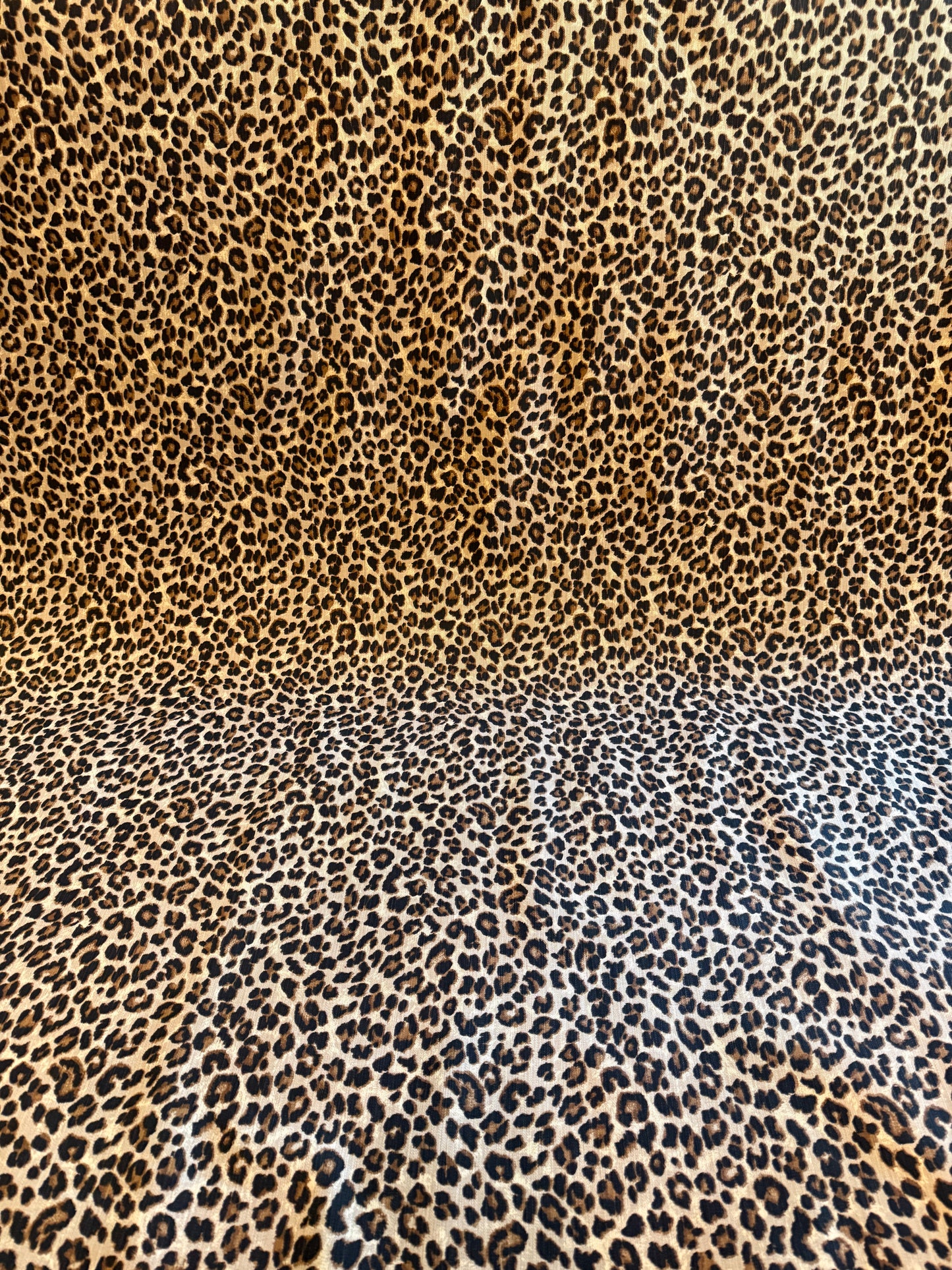 Leopard Denim Fabric