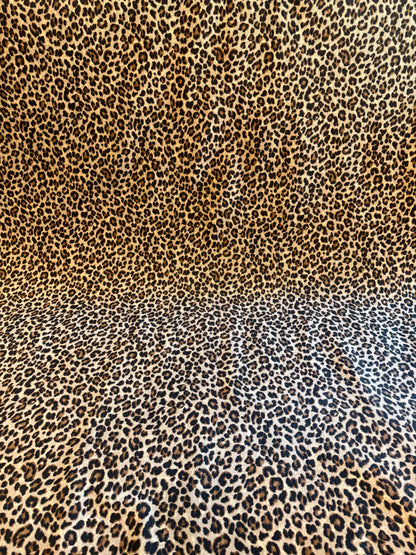 Leopard Denim Fabric