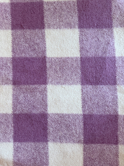 Wool Plaid Knit