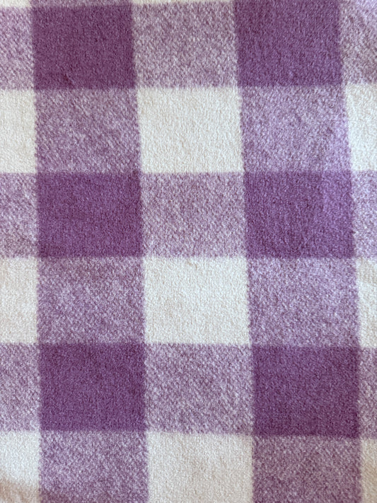 Wool Plaid Knit