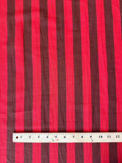 Cherry + Bark Striped Linen Cotton