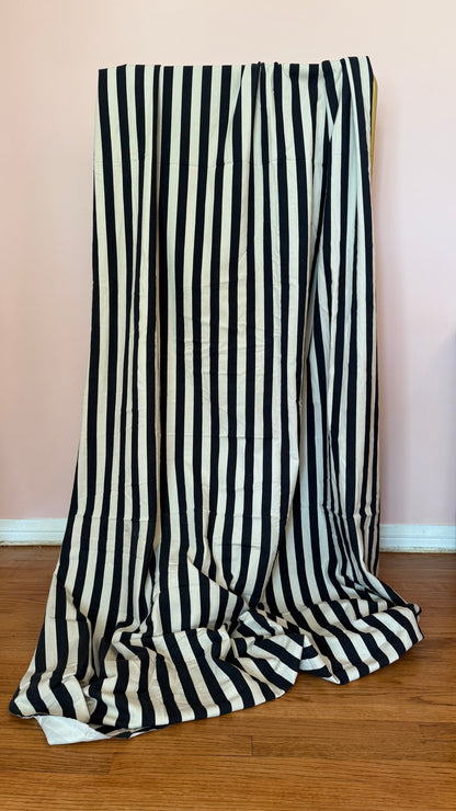 Midnight + Milk Striped Denim