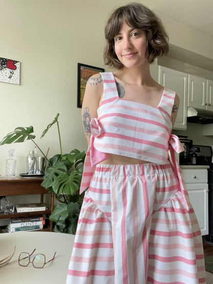 Ginger Tie Top Sewing Pattern PDF