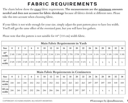 Tate Romper Pattern
