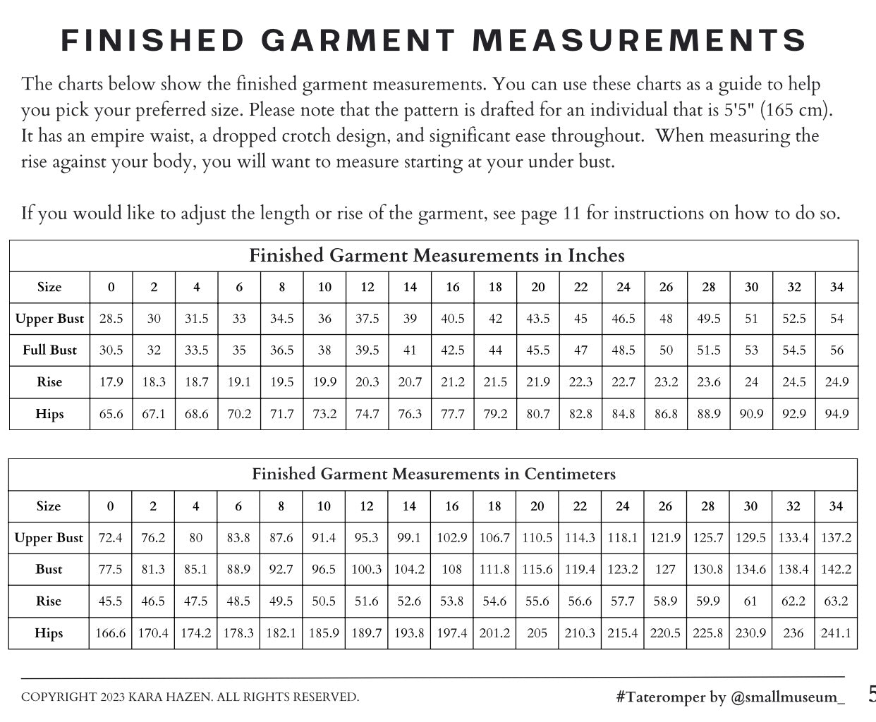 Tate Romper Pattern