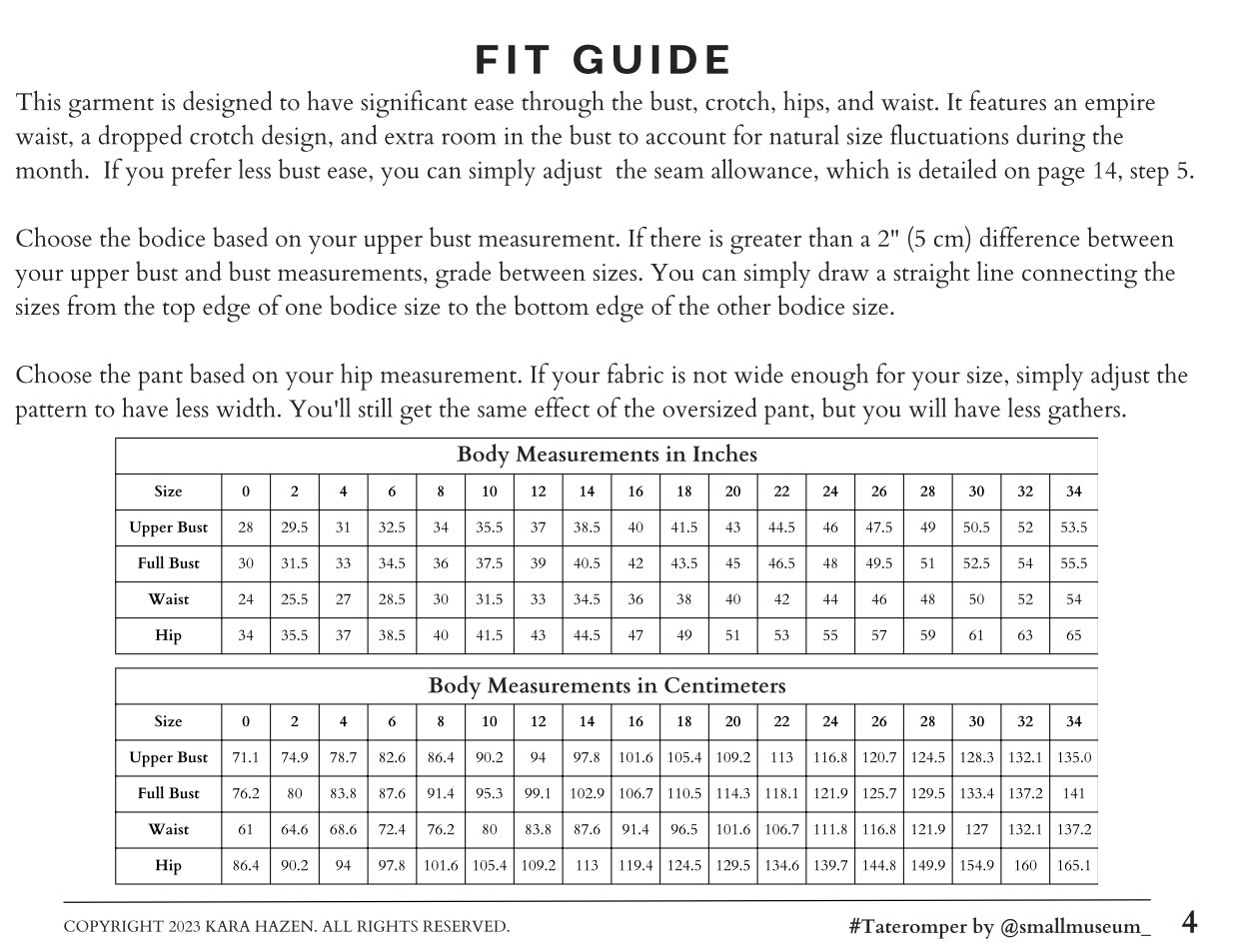 Tate Romper Pattern – Small Museum